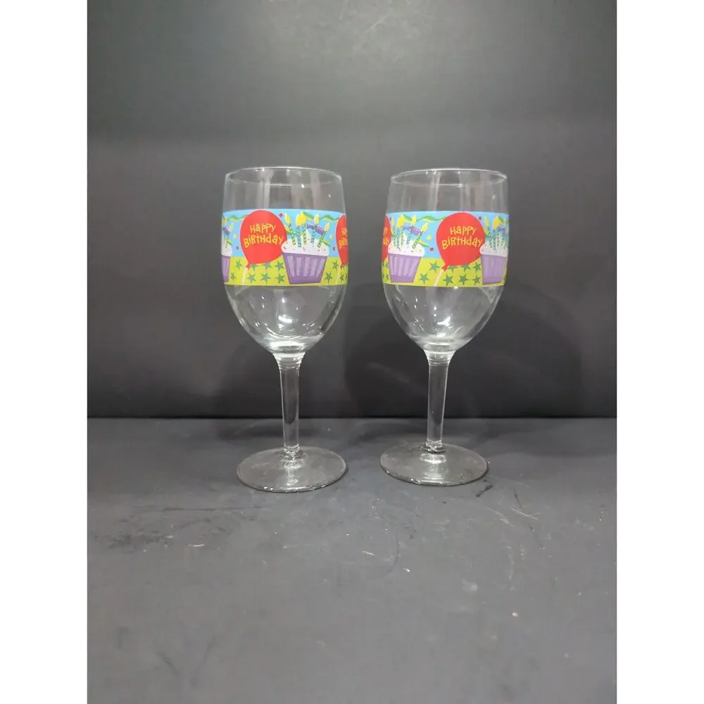 Birthday Wine Glass Pair,‎ 